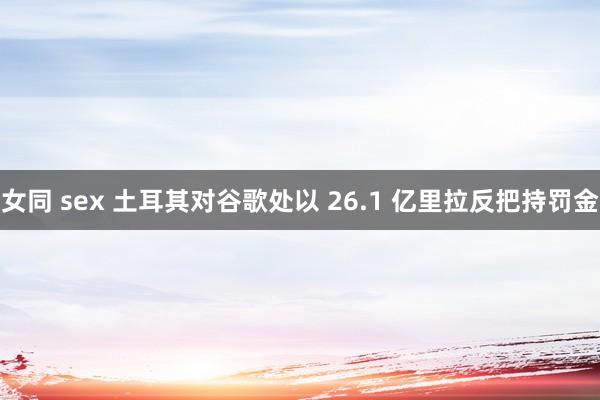 女同 sex 土耳其对谷歌处以 26.1 亿里拉反把持罚金